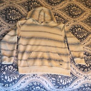 Striped Hoodie with Front Pocket
